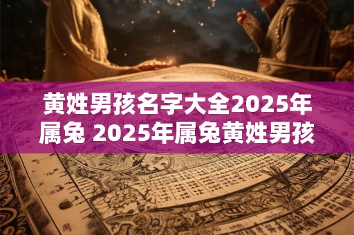 黄姓男孩名字大全2025年属兔 2025年属兔黄姓男孩名字推荐 黄姓男孩名字大全2025年属兔 2025年属兔黄姓男孩名字推荐