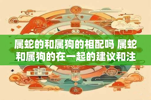 属蛇的和属狗的相配吗 属蛇和属狗的在一起的建议和注意事项