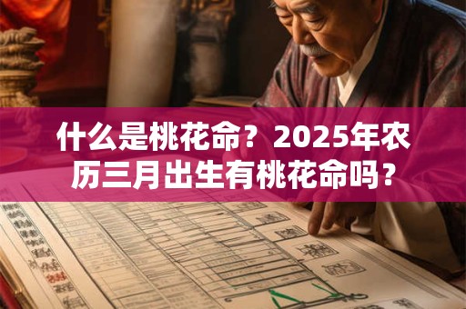 什么是桃花命？2025年农历三月出生有桃花命吗？