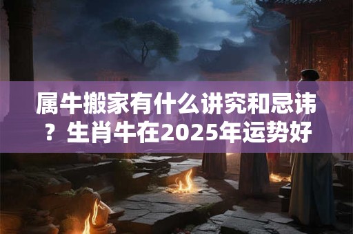 属牛搬家有什么讲究和忌讳？生肖牛在2025年运势好吗