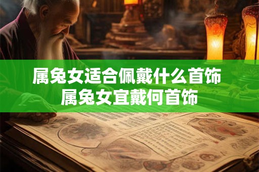 属兔女适合佩戴什么首饰 属兔女宜戴何首饰