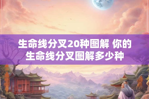 生命线分叉20种图解 你的生命线分叉图解多少种