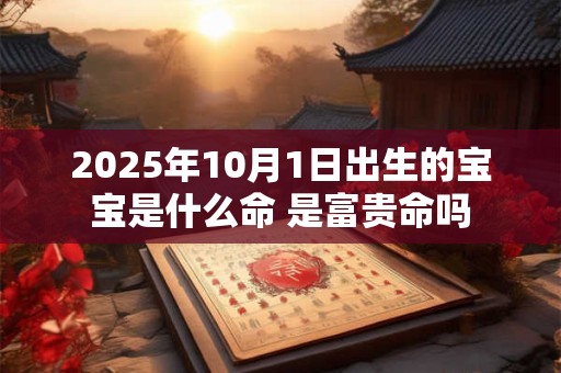2025年10月1日出生的宝宝是什么命 是富贵命吗 2025年10月1日出生的宝宝是什么命 是富贵命吗