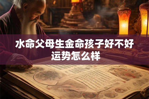 水命父母生金命孩子好不好 运势怎么样
