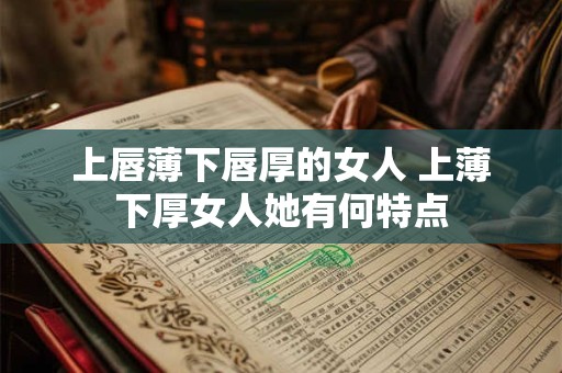 上唇薄下唇厚的女人 上薄下厚女人她有何特点