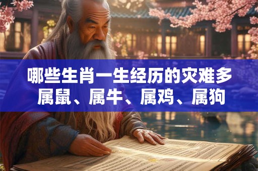 哪些生肖一生经历的灾难多 属鼠、属牛、属鸡、属狗 哪些生肖一生经历的灾难多 属鼠、属牛、属鸡、属狗