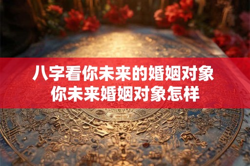 八字看你未来的婚姻对象 你未来婚姻对象怎样
