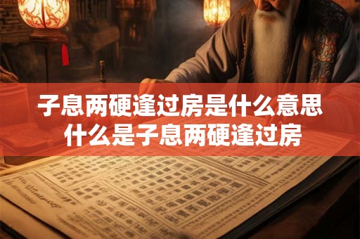 子息两硬逢过房是什么意思 什么是子息两硬逢过房