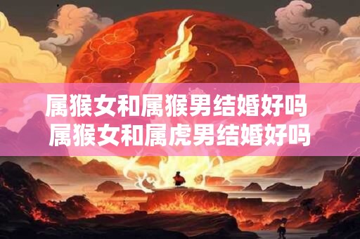 属猴女和属猴男结婚好吗 属猴女和属虎男结婚好吗