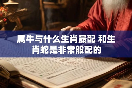 属牛与什么生肖最配 和生肖蛇是非常般配的 属牛与什么生肖最配 和生肖蛇是非常般配的