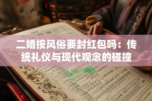 二婚按风俗要封红包吗:传统礼仪与现代观念的碰撞 二婚按风俗要封红包吗:传统礼仪与现代观念的碰撞