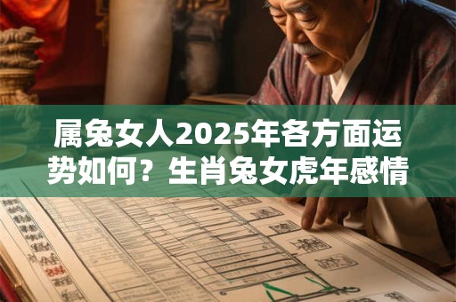 属兔女人2025年各方面运势如何？生肖兔女虎年感情运程