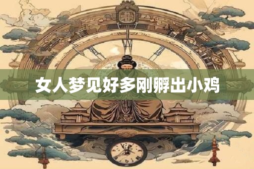 女人梦见好多刚孵出小鸡