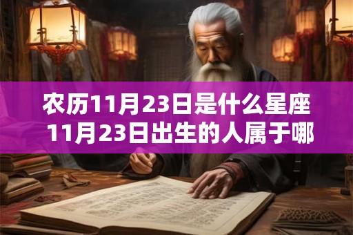 农历11月23日是什么星座 11月23日出生的人属于哪个星座 农历11月23日是什么星座 11月23日出生的人属于哪个星座