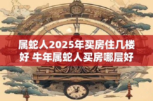 属蛇人2025年买房住几楼好 牛年属蛇人买房哪层好