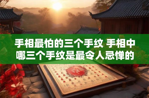 手相最怕的三个手纹 手相中哪三个手纹是最令人忌惮的 手相最怕的三个手纹 手相中哪三个手纹是最令人忌惮的