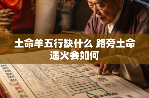 土命羊五行缺什么 路旁土命遇火会如何