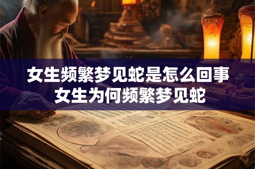 女生频繁梦见蛇是怎么回事 女生为何频繁梦见蛇