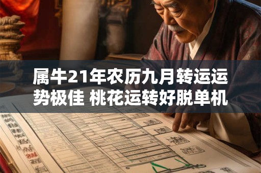 属牛21年农历九月转运运势极佳 桃花运转好脱单机会大