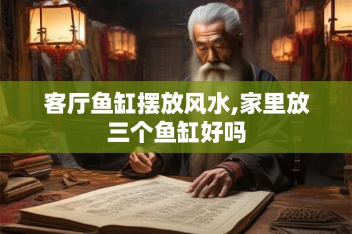客厅鱼缸摆放风水,家里放三个鱼缸好吗