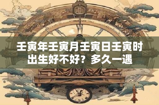 壬寅年壬寅月壬寅日壬寅时出生好不好？多久一遇