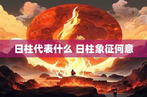 日柱代表什么 日柱象征何意 日柱代表什么 日柱象征何意