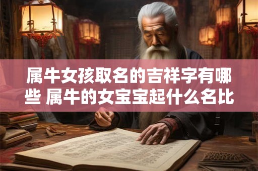 属牛女孩取名的吉祥字有哪些 属牛的女宝宝起什么名比较好