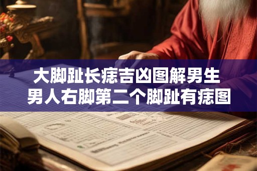 大脚趾长痣吉凶图解男生 男人右脚第二个脚趾有痣图解