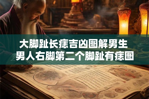 大脚趾长痣吉凶图解男生 男人右脚第二个脚趾有痣图解