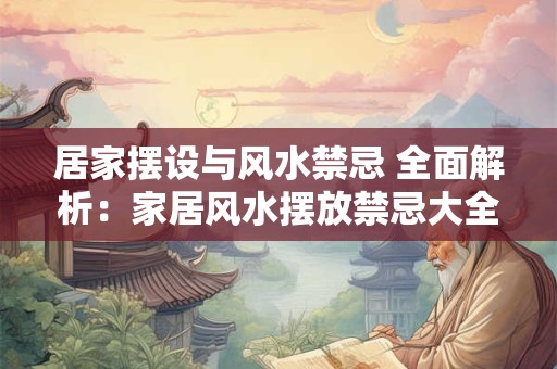 居家摆设与风水禁忌 全面解析：家居风水摆放禁忌大全