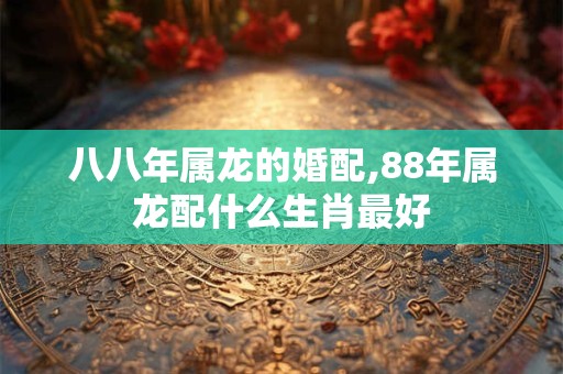 八八年属龙的婚配,88年属龙配什么生肖最好