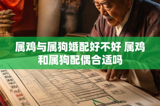 属鸡与属狗婚配好不好 属鸡和属狗配偶合适吗