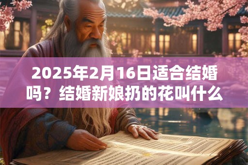 2026年2月16日适合结婚吗？结婚新娘扔的花叫什么？