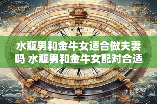 水瓶男和金牛女适合做夫妻吗 水瓶男和金牛女配对合适吗