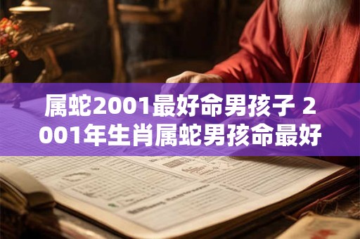 属蛇2001最好命男孩子 2001年生肖属蛇男孩命最好吗