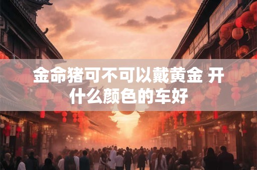 金命猪可不可以戴黄金 开什么颜色的车好 金命猪可不可以戴黄金 开什么颜色的车好