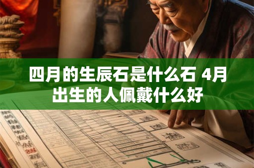 四月的生辰石是什么石 4月出生的人佩戴什么好
