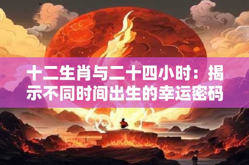 十二生肖与二十四小时:揭示不同时间出生的幸运密码 十二生肖与二十四小时:揭示不同时间出生的幸运密码