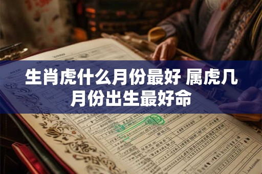 生肖虎什么月份最好 属虎几月份出生最好命