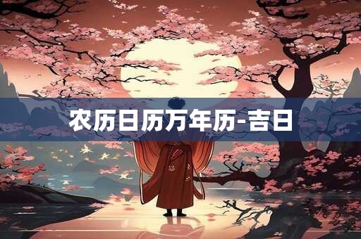 农历日历万年历-吉日 农历日历万年历-吉日