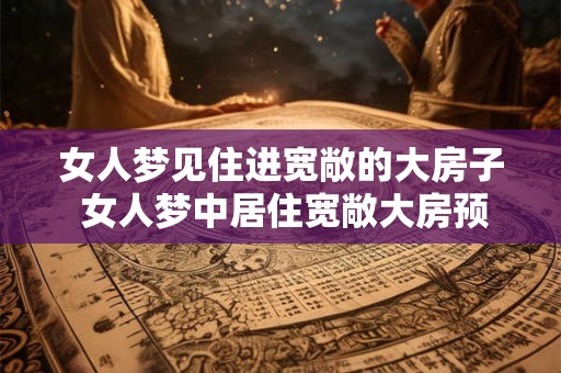 女人梦见住进宽敞的大房子 女人梦中居住宽敞大房预示什么