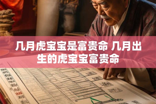 几月虎宝宝是富贵命 几月出生的虎宝宝富贵命