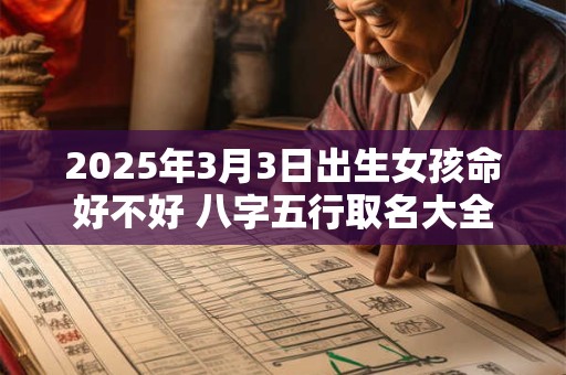 2025年3月3日出生女孩命好不好 八字五行取名大全