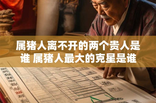 属猪人离不开的两个贵人是谁 属猪人最大的克星是谁