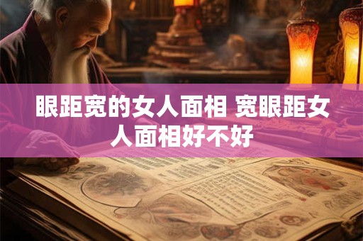 眼距宽的女人面相 宽眼距女人面相好不好