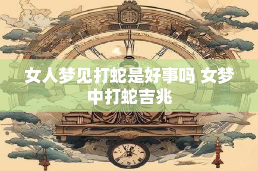 女人梦见打蛇是好事吗 女梦中打蛇吉兆 女人梦见打蛇是好事吗 女梦中打蛇吉兆