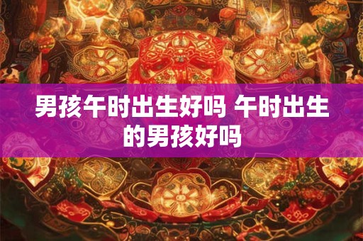 男孩午时出生好吗 午时出生的男孩好吗 男孩午时出生好吗 午时出生的男孩好吗
