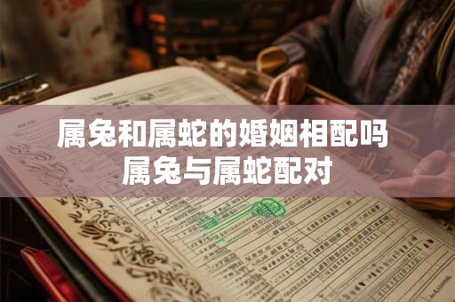 属兔和属蛇的婚姻相配吗 属兔与属蛇配对