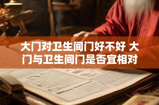 大门对卫生间门好不好 大门与卫生间门是否宜相对
