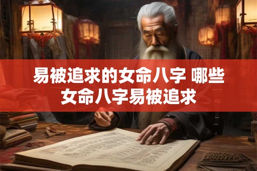 易被追求的女命八字 哪些女命八字易被追求